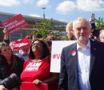 Jeremy Corbyn comes to Salford Precinct